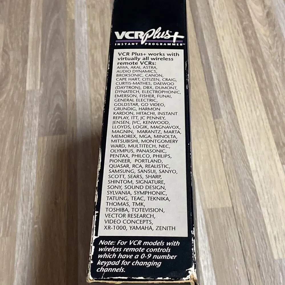 Vintage VCR Plus+ Instant Programmer Gemstar New & Complete Unused Old new stock